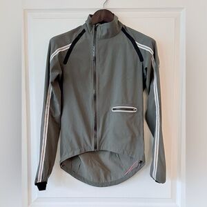 Rapha Olive Green Jacket with White Accents